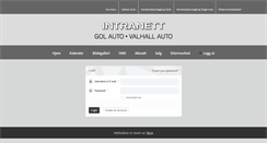 Desktop Screenshot of intranett.golauto.no