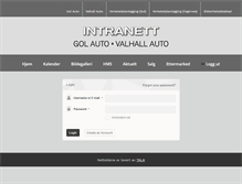 Tablet Screenshot of intranett.golauto.no